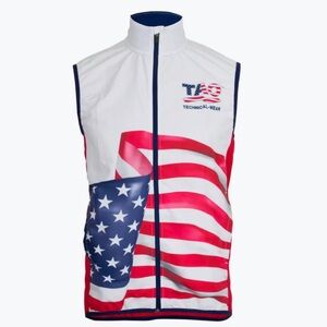 TRIATHLON ATHLETIC TECHNICAL WEAR WIND AND WATER REPELLENT VEST XSMALL